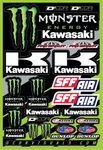 Dcor Decal Sheet Monster Kawasaki 2016 Motorcycle Atv/utv Dirt Bike 40-20-116. Fixed Price $26.01.
