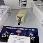 Franklin Mint 1990 Harley Davidson Fat Boy Motorcycle 1:24 B11X066 With Box. Fixed Price $85.00.