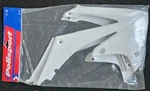 New Polisport Honda CRF250/CRF450R 2010-2012 White Radiator Scoops 8412700002. Fixed Price $37.60.