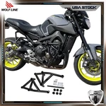 Crash Bar For Yamaha Fz 09 Fj Mt Engine Guard Frame Protector 2014 2016 Wolfline. Fixed Price $134.10.
