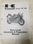 09 Kawasaki Ninja ZX-6RDEALER'S Assembly Manual 99931-1493-02. Fixed Price $10.00.