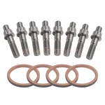 Exhaust Studs Muffler Bolts Nuts Gasket Kit Yamaha Yzf R6 06-20 #95612-08625-00. Fixed Price $50.99.