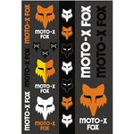 Fox 23389-135-OS Heritage Track Sticker Pack, Black/whithe/orange. Fixed Price $29.95.