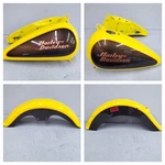 Harley-davidson 1999 Evo Softail Fat Boy Painted Tins Set Yellow Pearl 98400E073. Fixed Price $1995.00.