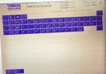 Yamaha Genuine Parts Microfiche CY50 1996 Jog. Fixed Price $7.13.