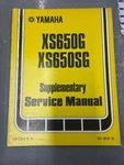 Yamaha Supplementary Service Manual XS650G XS650SG LIT-11616-01-75 3G1-28197-10. Fixed Price $18.99.