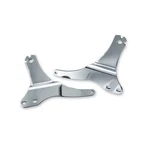 Kuryakyn 1662 Driver & Passenger Backrest Fixed Mount For '14-'20 Touring, Chrom. Fixed Price $130.99.