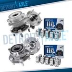 Front Rear Wheel Bearing And Hubs 20PC Lug Nuts Subaru Impreza Forester Wrx. Fixed Price $211.54.