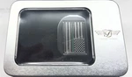 Figurati Designs Antenna Cover Right H-d Black Thin Green Line Flag 316L Ss. Fixed Price $30.00.