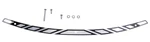 Klock Werks Aztec Windshield Trim 2014-2022 Harley Models Black KWW-01-0359. Fixed Price $105.69.