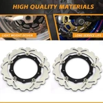 Pair Front Brake Rotors For Yamaha FZ07 MT07 14-20 XSR700 Abs Tracer Gt. Fixed Price $147.15.