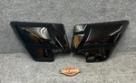 Oem Harley-davidson 2009-23 Touring Road Glide Vivid Black Side Covers Fairings. Fixed Price $275.00.