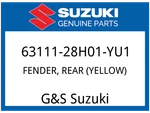Suzuki Oem Part 63111-28H01-YU1 Fender, Rear (yellow). Fixed Price $61.76.
