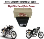Royal Enfield "continental Gt 535 Black "right Side Panel". Fixed Price $59.50.