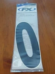 Factory Effex 8IN. Black #0 Standard Numbers Decal Pack FX02-4470 938707. Fixed Price $24.99.