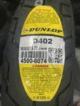 Dunlop D402 Bias Ww Whitewall Rear Tire MU85B16 45006074. Fixed Price $250.00.