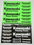 Factory Effex Kawasaki Racing Team Universal Stickers Graphics Decals Sheet New. Fixed Price $22.95.