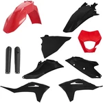 Acerbis Full Plastic Kit - Red/black. Fixed Price $178.51.