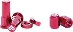 Dubya Rim Lock Nut & Valve Cap Kit Red 68-051R. Fixed Price $24.95.