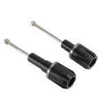 Cnc Anti-crash Frame Sliders Protector Titan-color For Kawasaki Ninja 650 17-23. Fixed Price $52.65.