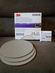 3M 30806 Trizact 6IN Foam Discs P8000 Grit. (3 Kit) Fast Shipping. Fixed Price $31.95.