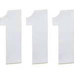 Moose Racing Race Number - White 6" 80101. Fixed Price $13.30.