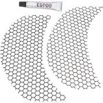Klock Werks KWS-01-0320-B Fairing Vent Screen Honeycomb Black. Fixed Price $74.95.