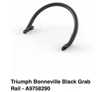 Passenger Grab Rail Kit, Original Black A9758290 Triumph Bonneville T100/T120. Fixed Price $150.00.