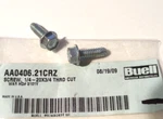 Buell Screw 1/4-20X3/4 Nos AA0406.21CRZ Qty. (L-7068). Fixed Price $11.20.
