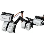 Harddrive Handlebar Switch Kit Chrome/ Black Letters 1996-06 370304. Fixed Price $104.50.