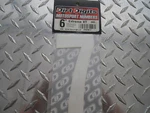 6-INCH Dirt Digits Motocross Plate Numbers " 7 White. Fixed Price $9.99.