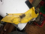 1983 Yamaha Tri Moto Ytm 225DX Right Side Gas Tank Cover/panel. Fixed Price $169.99.