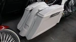 Stretched 6" Drop Back Saddlebags Repl. Fender Harley 1997-2008 Flh Stock Lids. Fixed Price $821.00.