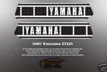 Vintage Like Nos 1980 Yamaha IT125 Tank Graphics. Fixed Price $44.95.