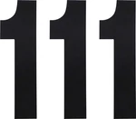 Factory Effex Standard Numbers 6IN. Black No. 02-4451. Fixed Price $8.34.