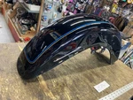 Black Front Fender Harley Touring Police Blue Knight Flh Ultra Classic Glide Nic. Fixed Price $499.95.
