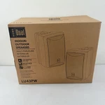 Dual Electronics LU43PW Indoor/outdoor Speakers 100W 3-WAY Weatherproof 4" White. Fixed Price $39.99.