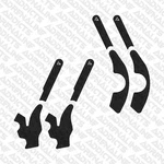 2005 - 2026 Yamaha YZ65 + YZ85 Rubberized Frame Protector Grip Tape (2 Pairs). Fixed Price $14.95.