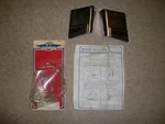 Markland Honda Goldwing GL1200 Polished Alum. Left & Right Trunk Rail End Caps. Fixed Price $14.95.