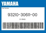 Yamaha Genuine O-ring 93210-30611-00. Fixed Price $12.83.