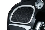 Kuryakyn 7385 Tri-line Speaker Accents Chrome '15-'21 Road Glides. Fixed Price $38.50.