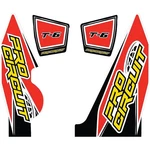 T-6 Wrap/end Cap Decals Replacement Muffler Stickers DC14T6-YZ250F. Fixed Price $33.57.