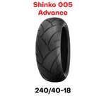 New Shinko 005 Advance Motorcycle Tire Rear 240/40-18 18". Fixed Price $221.95.