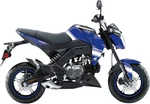 Dcor Z-125 Pro Graphic Retro Blue Motorcycle Street Bike 20-20-317 4302-6187. Fixed Price $64.07.