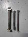2004 Honda CRF250X Oem Front & Rear Wheel Axles Shaft, Nuts + Swingarm Bolt Nice. Fixed Price $75.00.