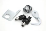 V-twin 49-1006 Chrome Tourpak Lock & Key Kit 92-13 Harley Flh/t Repl. 53194-07. Fixed Price $33.24.