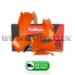 Ktm Exc 125/200/250/300/400/450/525 2005-2007 Orange Polisport Plastics Kit. Fixed Price $140.63.