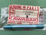 New Genuine Kawasaki 172G0860 Stud 8X60. Fixed Price $11.94.
