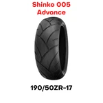 New Shinko 005 Advance Motorcycle Tire Rear 190/50-17 17" Zr. Fixed Price $138.95.