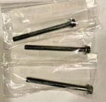 3 Pieces New Yamaha 6X65 Small Black Flange Head Bolts 95027-06065-00. Fixed Price $15.00.